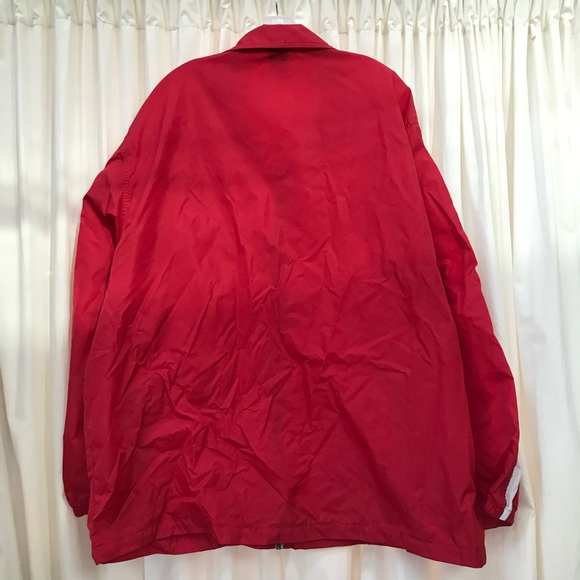Vintage NIKE Red tracksuit Jacket windbreaker mens XL - Picture 5 of 6